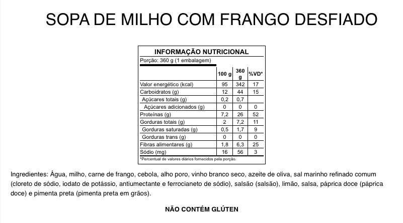 Sopa de Milho com Frango