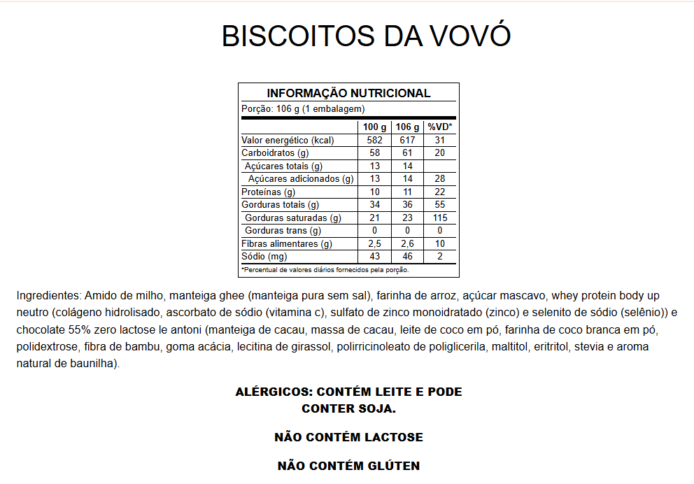 Biscoitos da Vovó