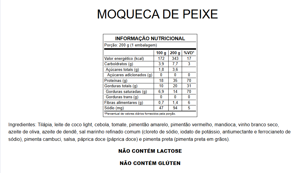 Moqueca de Peixe