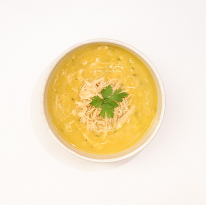 Sopa de Mandioquinha com Frango