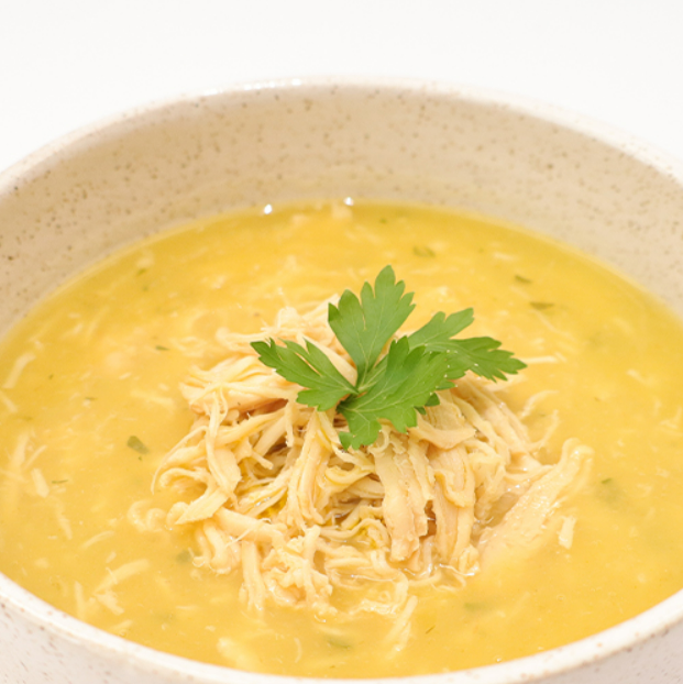 Sopa de Mandioquinha com Frango