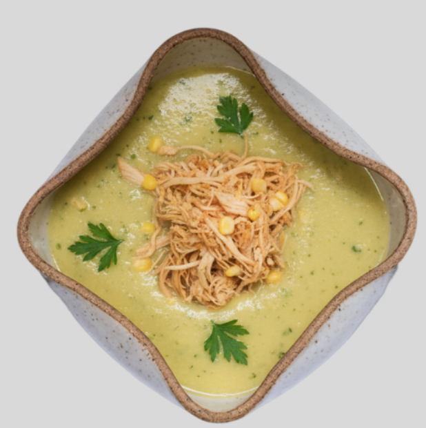 Sopa de Milho com Frango