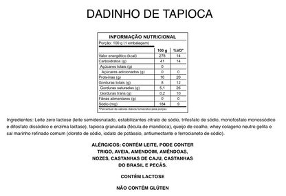 Dadinhos de Tapioca