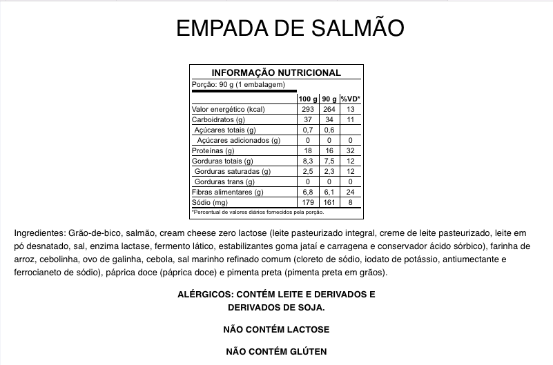 Empada de Salmão