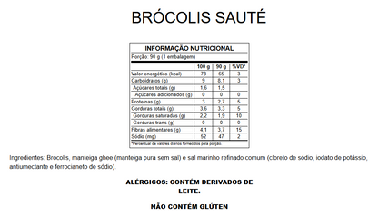Brócolis Sauté