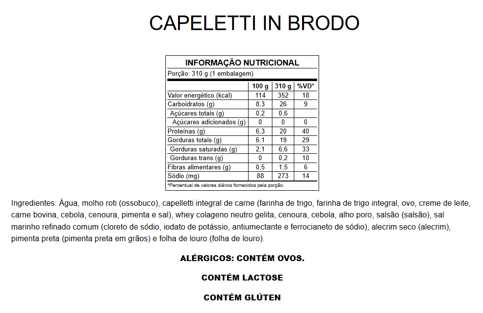 Capeletti in Brodo