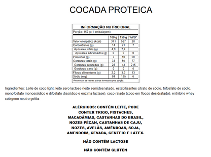 Cocada Proteica